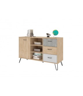 LIVING RELIZANE REF 373 SIDE BOARD CEDAR WOOD/WHI